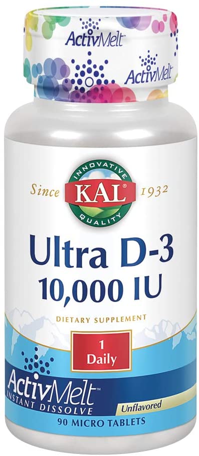 KAL Ultra D-3 10000 IU ActivMelt 10000iu 90ct