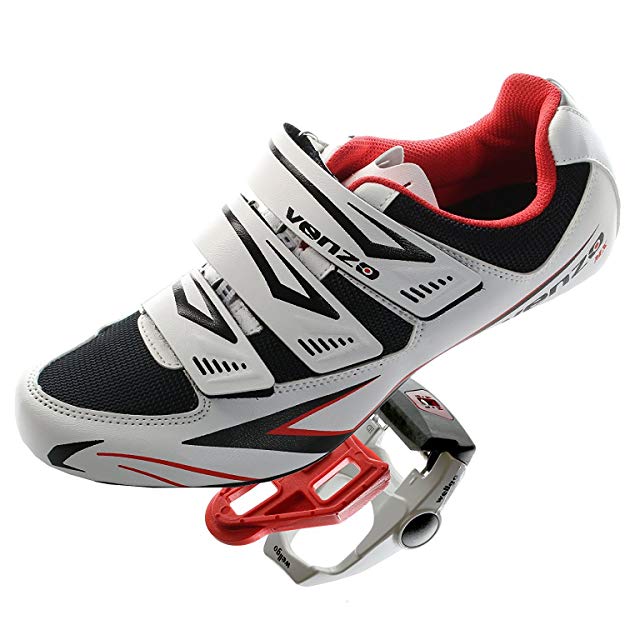 Venzo Road Bike Cycling Shoes Pedals Cleats for Shimano SPD SL Look