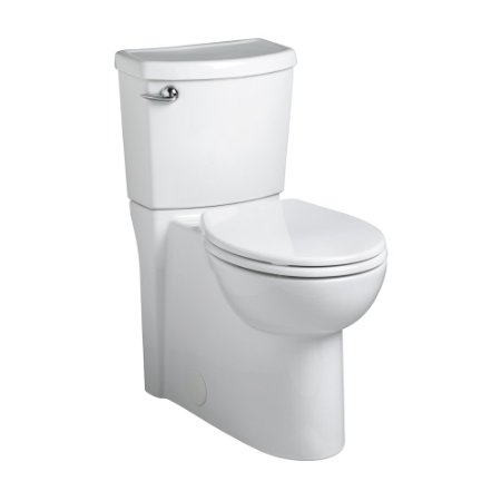 American Standard 2988.101.020 Concealed Trapway Cadet 3 Right Height Round Front Flowise 1.28 gpf Toilet with Seat, White