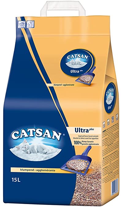 Catsan Litter Ultra Clumping/Extremely Absorbent Cat Litter Fine Clay Granules
