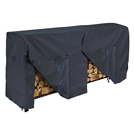 Classic Accessories 52-069-030401-00 Log Rack Cover, Black, 8-Feet