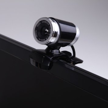 Docooler USB 20 12 Megapixel HD Camera Web Cam with MIC Clip-on 360 Degree for Desktop Skype Computer PC Laptop Black