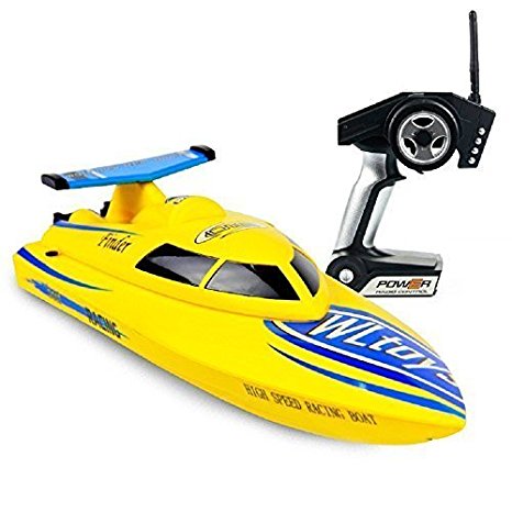 ETTG RC Speed Boat 4CH 2.4G High Speed 24 km/h RC Boat RTF Charging Remote Control Boat Outdoor Toys