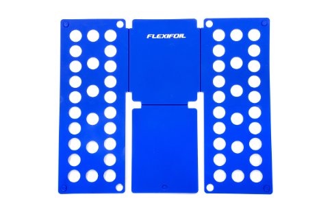Flexifoil Miracle Fold - Super Fast Clothes Folder, Professional Looking Folds in Seconds. Ideal for T-Shirts, Vests, Underwear, Swimwear, Smaller and Thinner types of Laundry (Size 40cm)