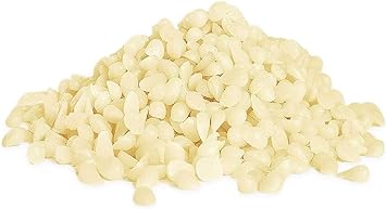 Onebird 10LB White Beeswax Pellets for DIY Candles, Creams, Lip Balm, Skin and Hair Care Supplies, 100% Pure and Natural