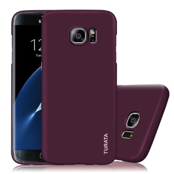 TURATA Slim fit Non Slip Surface Four Layer Case for Samsung Galaxy S7 Edge - Purple