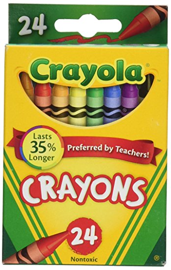 Crayola Crayons 24 Count - 2 Packs 52-0024-2 5200242, crayon great school