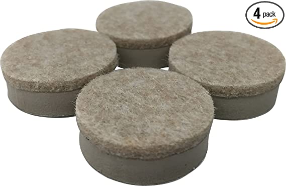 Shepherd Hardware 9916 1-1/2-Inch Heavy Duty Felt Gard Self-Adhesive Leveling Furniture Pads, 4-Pack