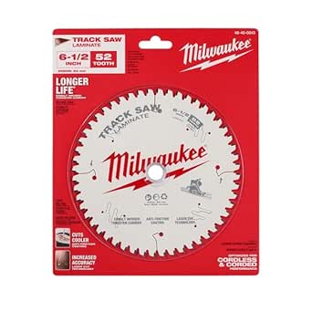 Milwaukee 52 Teeth Laminate Track Saw Blade, 165 mm Blade