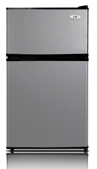 SPT RF-354SS 3.5 cu. ft. Double Door Refrigerator, Stainless Steel