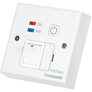 Timeguard Wi-Fi Controlled Fused Spur Timeswitch Wall Socket | FSTWIFI