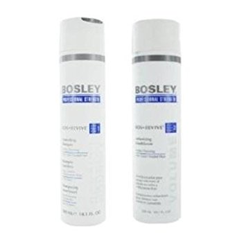 Bosley Bos Revive Nourishing Shampoo & Conditioner for Visibly Thinning Non Color-Treated Hair, 10.1 Ounce