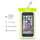 Universal Waterproof Case JOTO Cell Phone Dry Bag for Apple iPhone 6S 66S Plus 5S 5 Samsung Galaxy S6 Note 5 4 HTC LG Sony Nokia Motorola up to 60 diagonal Green