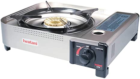 Iwatani 35FW butane stove, Medium, Metallic