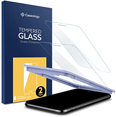 Caseology Tempered Glass for Apple for iPhone 8 Screen Protector (2017) for iPhone 7 (2016) for iPhone 6s 6 (2015) - 2 Pack