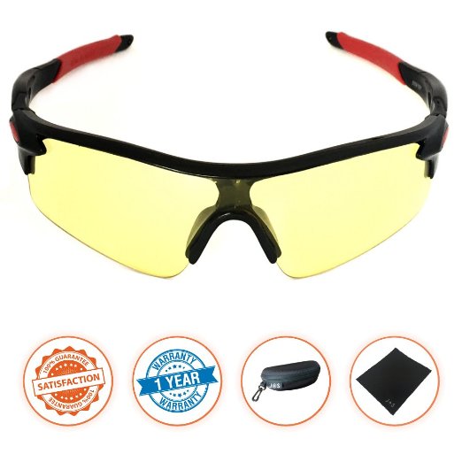 J+S Active PLUS Cycling Outdoor Sports Athlete's Sunglasses, 100% UV protection