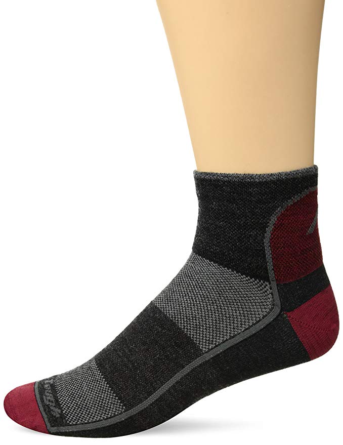 Darn Tough Vermont Men's 1/4 Merino Wool Ultra-Light Athletic Socks