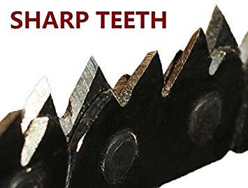 SHARPEST! Survival Pocket Hand Chainsaw EAT WOOD 3 TIMES FASTER!!! With SUPER Sharp Blade! Chain Saw Gear   Built to last! Made of Highest Quality Steel   with pouch - Trimming trees NEVER BEEN EASIER   Special Guarantee To You!