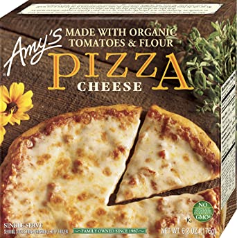 Amy's Single Serve Pizzas, Cheese Pizza, 6.2 Ounce (Frozen)