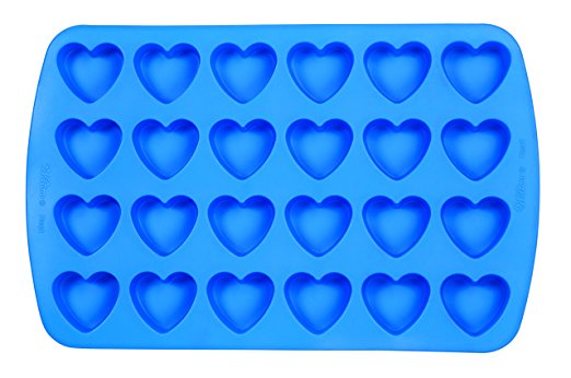 Wilton 2105-4909 Easy Flex Heart 24-Cavity Silicone Mold