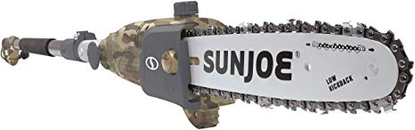 Sun Joe SWJ803E-CMO Sun Joe 10-Inch 8-Amp Multi-Angle Telescopic Electric Pole Chain Saw, Camo