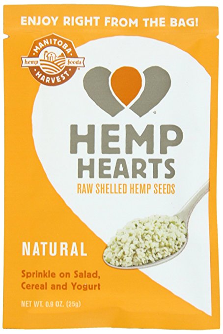 Manitoba Harvest Hemp Hearts Raw Shelled Hemp Seeds, 12 Single Serve Packets