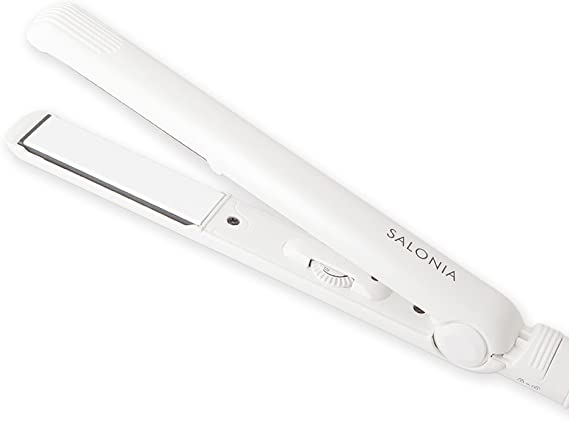Salonia Salo Nia Double Ion Super Straight & Curl Hair Iron Pro Specification of 230 ℃ SL-004SW White