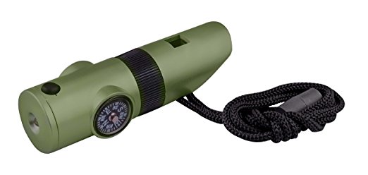 SE CCH7-1G 7-IN-1 Survival Whistle in Green