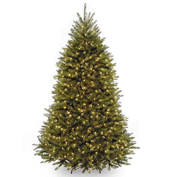 National Tree 7.5 Foot Dunhill Fir Tree with 600 Clear Lights (DUH3-75LO-S16)