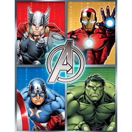 Marvel Avengers Assemble Plush Bed Throw Blanket - 46" x 60"