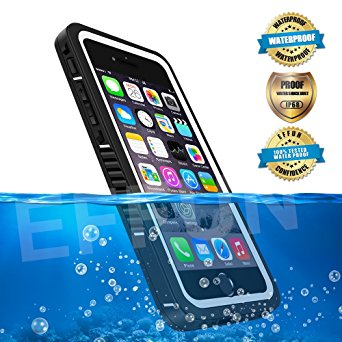 iPhone 8/iPhone 7/iPhone 6 Waterproof Case, EFFUN BOLDIE Style Super Shockproof Drop Proof Full Sealed IP68 Certified Waterproof Dust/Snow Proof Case (4.7 inch) White--BUY FROM FACTORY STORE: EFFUN