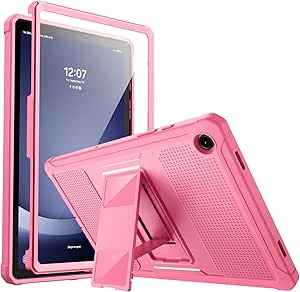 MoKo Case Fit Galaxy Tab A9 Plus 11-Inch 2023 (SM-X210/X216/X218), Shockproof Full Body Rugged Stand Back Cover Built-in Screen Protector Fit Galaxy Tab A9  11" 2023, Conch Shell