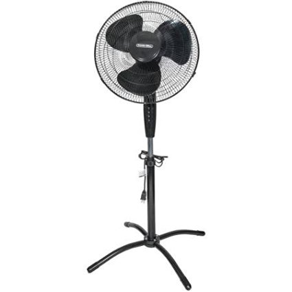 Proctor Silex P01SF012 Stand Fan, 16", Black