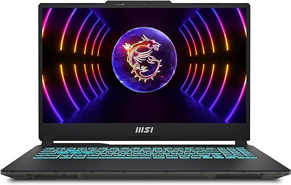 MSI Cyborg 15 Inch FHD Gaming Laptop - (Intel Core i7-12650H, Nvidia GeForce RTX4050, 8GB RAM, 1TB SSD, Windows 11 Home) - Translucent Black