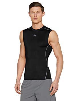 Under Armour Men's HeatGear Armour Sleeveless Compression Shirt