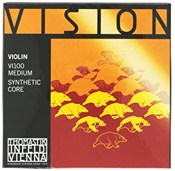 Thomastik-Infeld VI100 Vision Violin Strings, Complete Set, 4/4 Size
