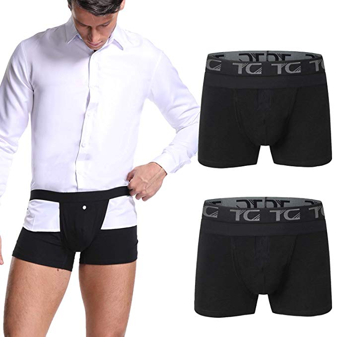 CROPAL Men's Shirt Stays Underwear Non-slip Adjustable Elastic keep shirt tucked shirt holders for men