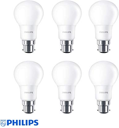 6 Pack x Philips CorePro LED 8W Frosted GLS Lamp B22 BC Large Bayonet Cap 2700k Warm White 806 Lumen 15000 Hours - 929001233902