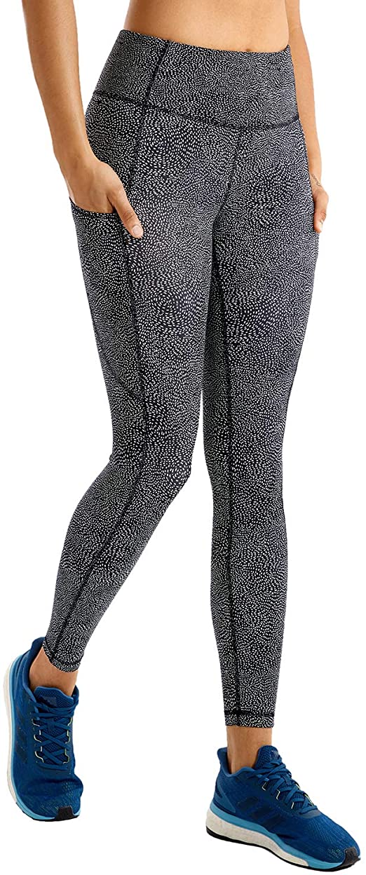 CRZ YOGA Women's High Waisted Yoga Pants with Pockets Naked Feeling Workout Leggings-25 Inches