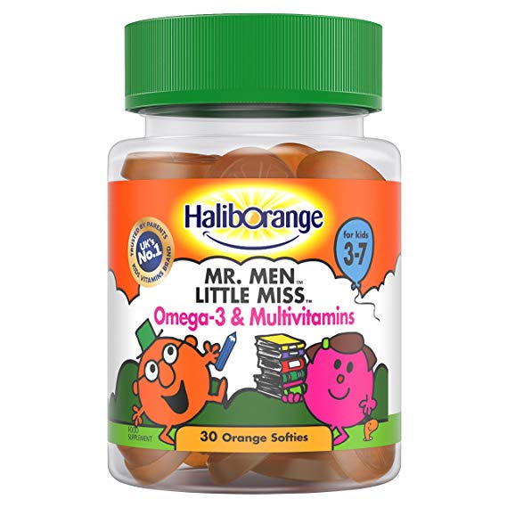 Haliborange Kids Mr. Men Little Miss Omega-3 and Multivitamins softies 30