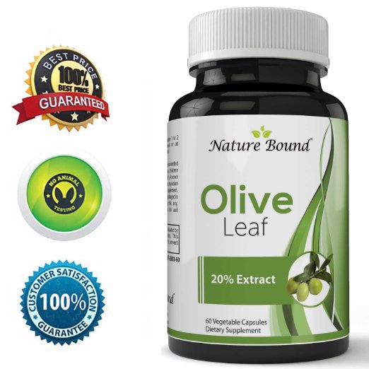 Pure Olive Leaf Extract Super Strength 20 Oleuropein 750 mg Natural Antioxidant Supplement For Anti-Aging Face and Skin Acne Increase Energy Immune and Vascular Support For Men Woman and Teens