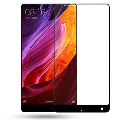 TopAce Premium Quality Tempered Glass 0.3mm [3D Curve Fit] Full Cover Screen Protector for Xiaomi Mi Mix (Black)