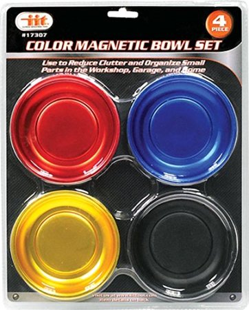 IIT 17307 Magnetic Color Parts Bowl Set, 4Piece,