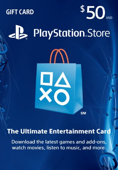 $50 PlayStation Store Gift Card - PS3/ PS4/ PS Vita [Digital Code]