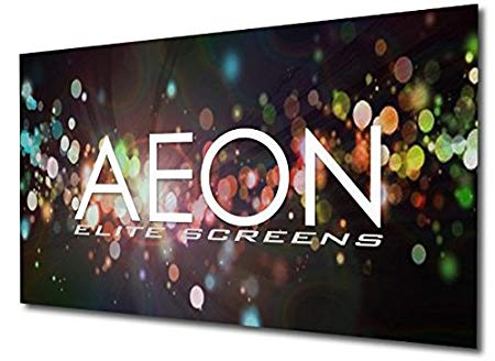 Elite Screens Aeon CLR Series, 120-inch 16:9, Edge Free Ambient Light Rejecting Fixed Frame Projector Screens, AR120H-CLR
