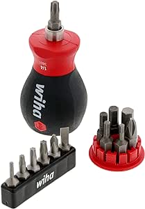 Wiha 38083 14 Piece Stubby Bike Repair Multi-Driver