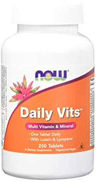 NOW Daily Vits,250 Tablets