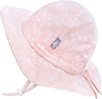 JAN & JUL Adjustable Cotton Floppy Sun-Hat with 50  UPF Protection