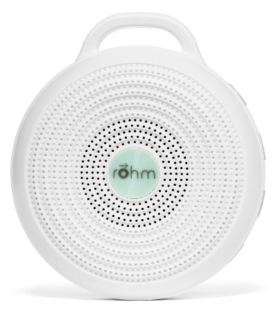 Marpac Rohm Portable White Noise Sound Machine, Electronic, White, 3.7 Ounce