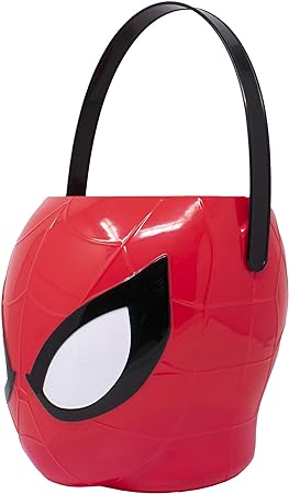 Spiderman Marvel Character Bucket Children’s Halloween Trick or Treat Easter Egg Hunt Candy and Storage Pail